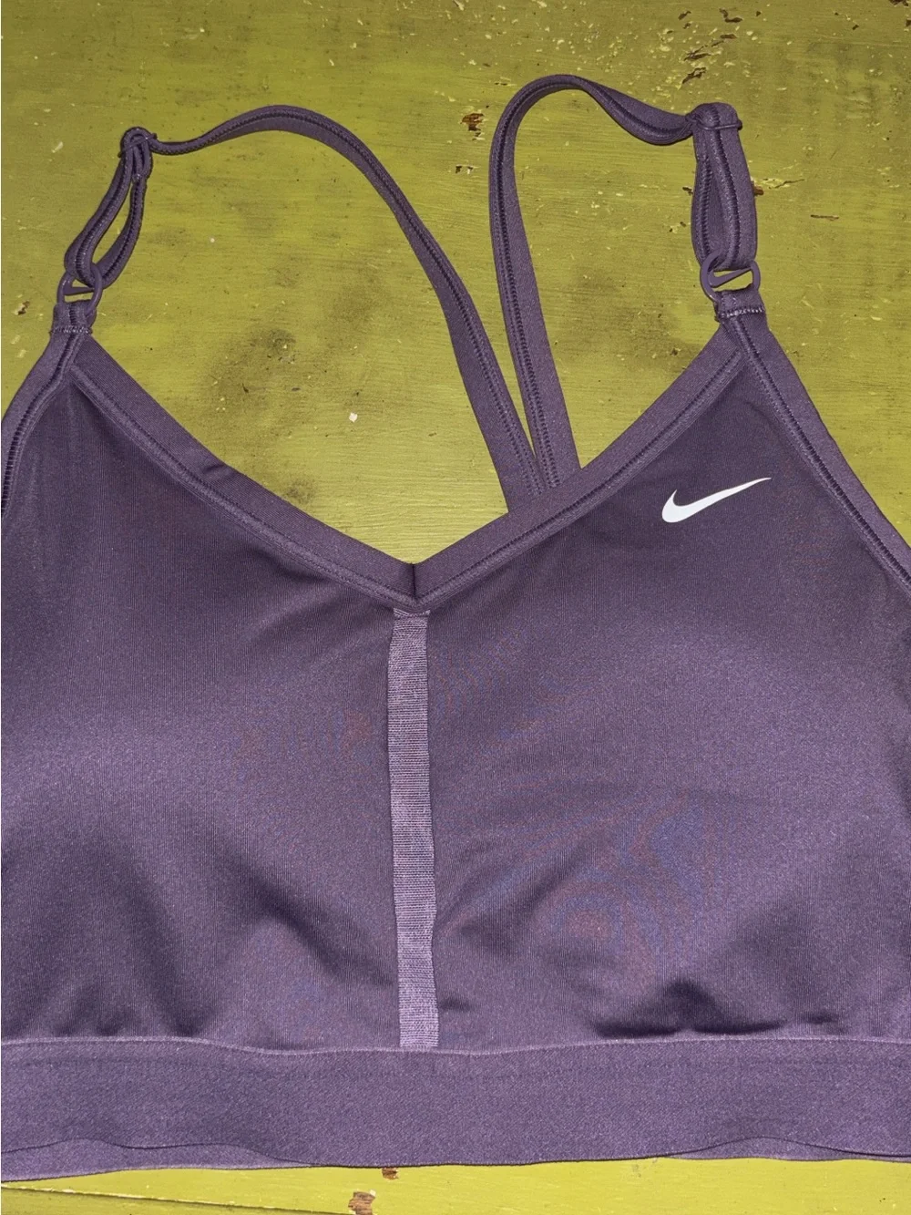 Nike Women’s Purple Strappy Low-Impact Sports Bra